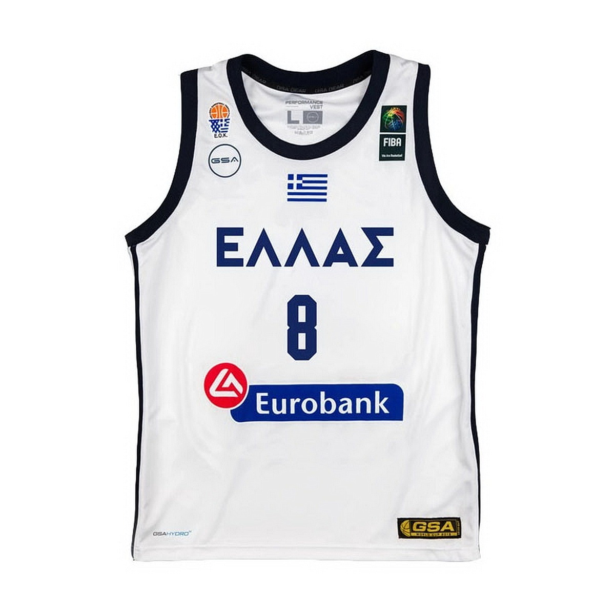 National Team of Greece Basket white