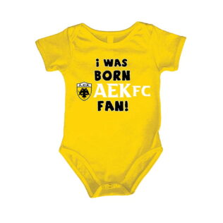 ΑΕΚ Βρεφικό Κορμάκι I WAS BORN AEK F.C. FAN