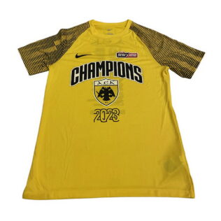 ΑΕΚ Παιδικό T-Shirt “CHAMPIONS” Κίτρινο