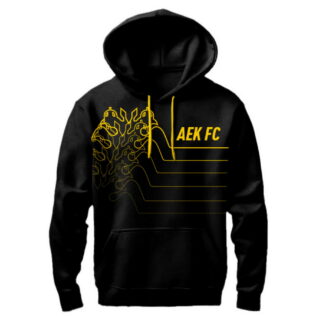 ΑΕΚ Hoodie Mens Black – Ανδρικό