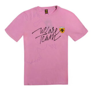 ΑΕΚ Kids T-Shirt SS – Pink